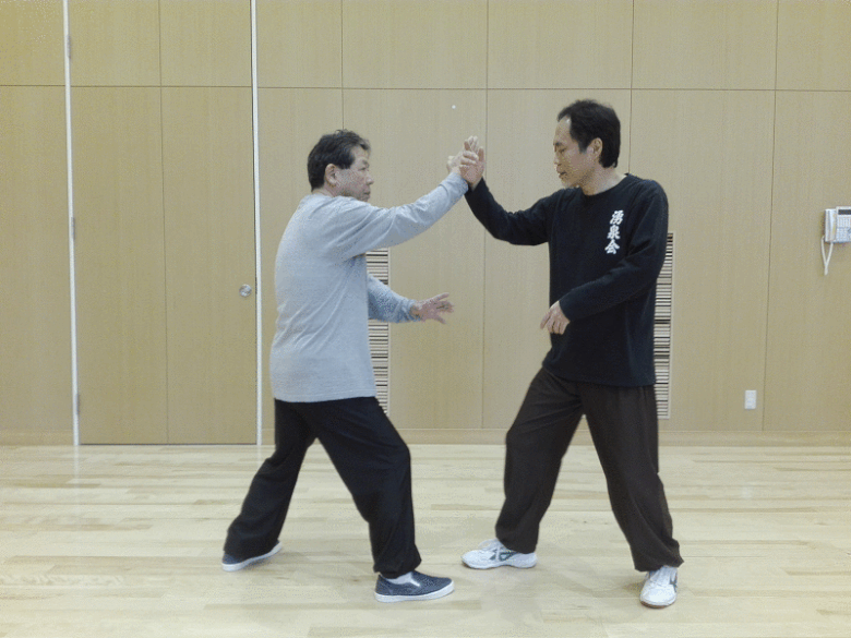 陳式太極拳 乱扎衣の用法例の画像